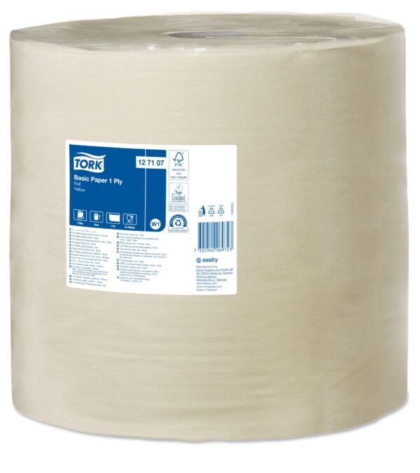 Tork Basic paperipyyhe keltainen
